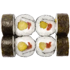 Тейшоку с маринованным лососем