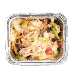 Цыпленок запеченый с картофелем и сыром